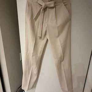 Rag & Bone Cream Ankle Pants